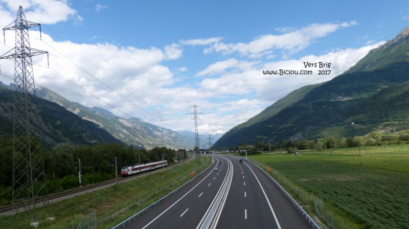 Autoroute vallée du Rhône Valais