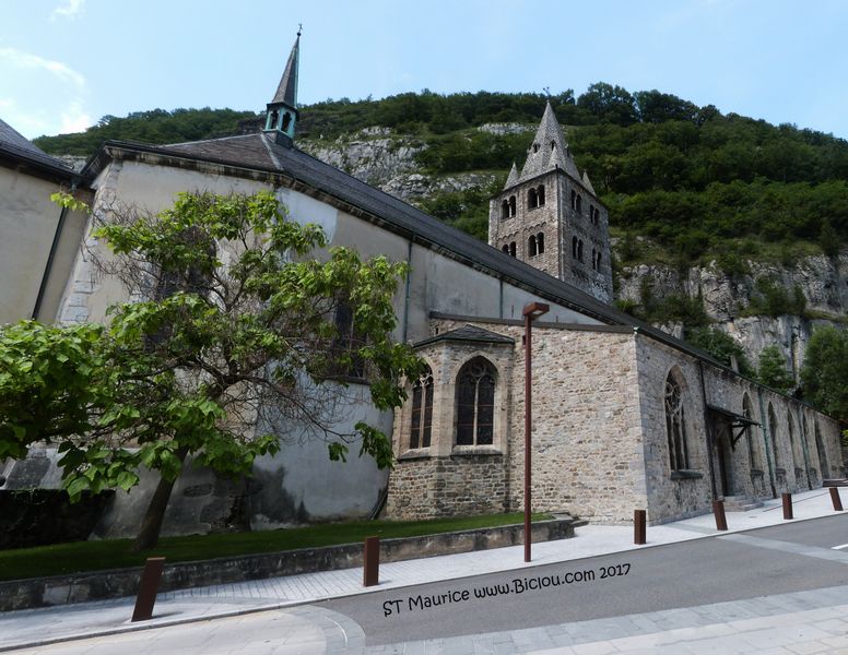 eglise st Maurice d'Agaune en 2017 (Valais)