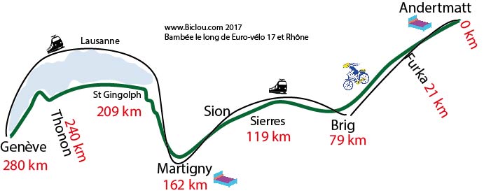 carte-route-du-Rhône-Genève-Andermatt-par-claudio-de-la-Faverges