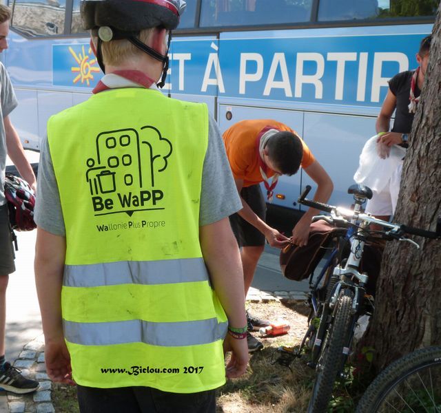 Be Wapp, disent ces jeunes scouts ..