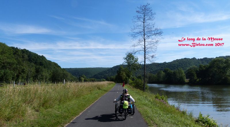 Le long de la Meuse en Trike en 2017