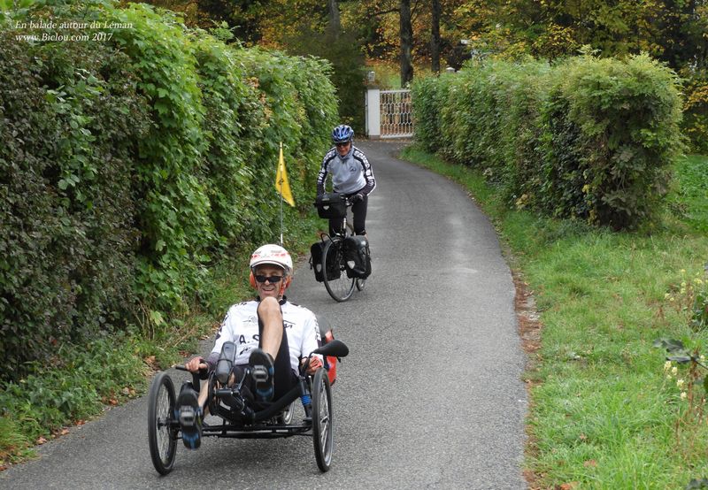 Vélo Trike sur les bords du Léman en 2017