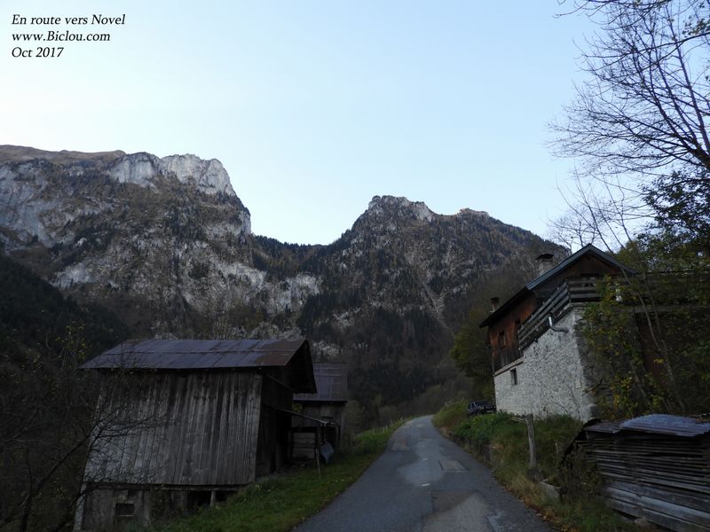 Approche de Novel sous le Grammont