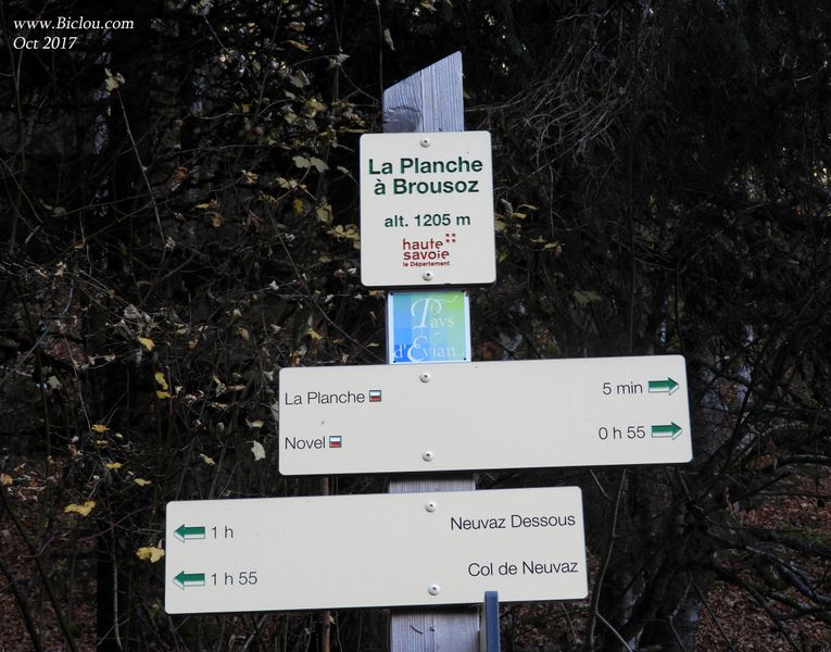 La Planche à Brousoz : Terminus de cette grimpée en Chablais, après 11 km