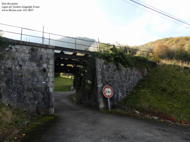 Ponts en détrésse sur la ligne du Tonkin