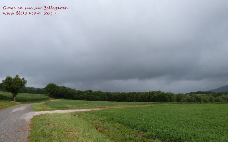 Orage sur Bellegarde