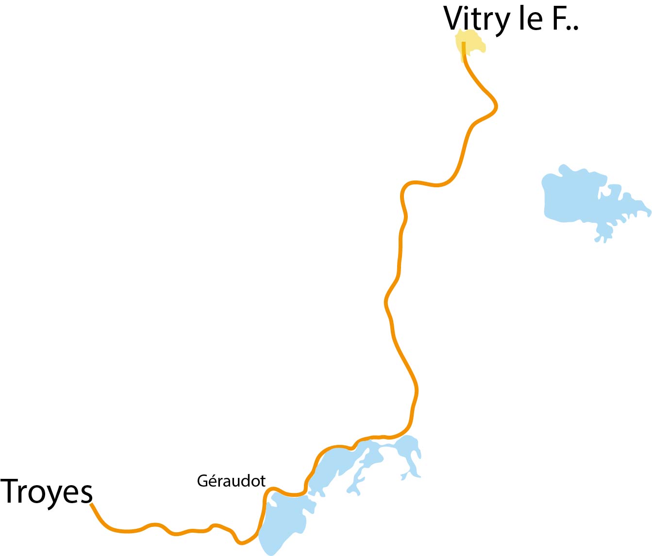Carte bambée à Bi et Tri cyclettes le long de la  Meuse en 2017 Charleville Givet Dinant