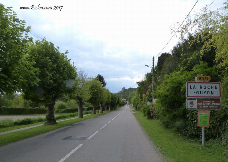 Arrivée à la Roche Guyon en 2017