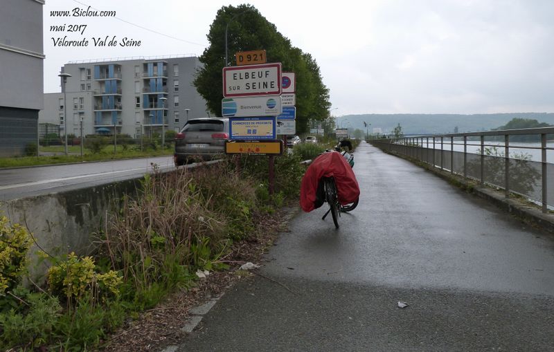 Arrivée à Elbeuf sur Seine en 2017