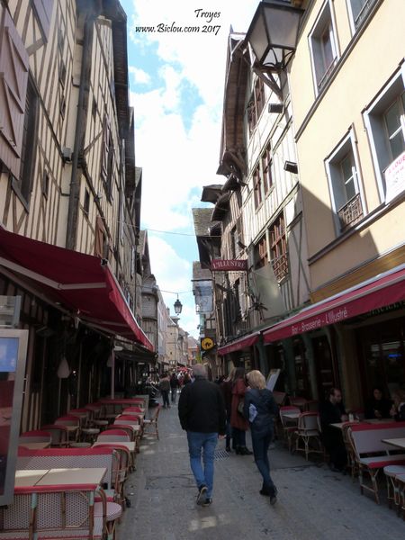 Troyes, zentrum en mai 2017