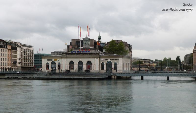 Le Rhône à Genève, marque la fin de cette bambée mais le départ de ViaRhôna