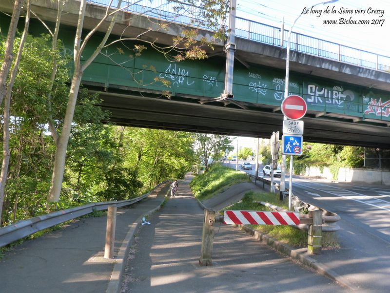 Voie verte long de la Seine, vers Croissy