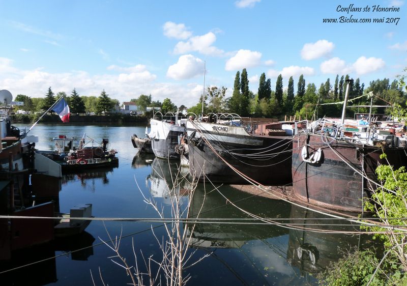 Port de Conflans sainte Honorine en 2017