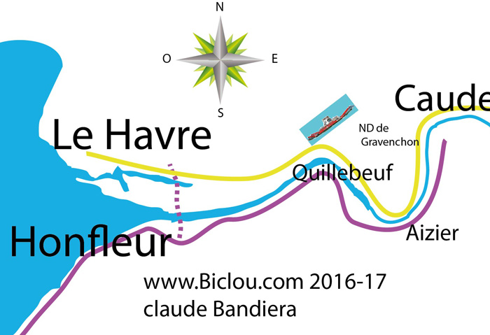 longer-seine-à-bicyclette-carte-etape-2017-honfleur-Rouen