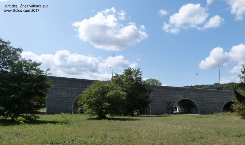Pont des Lônes ; Valence sud