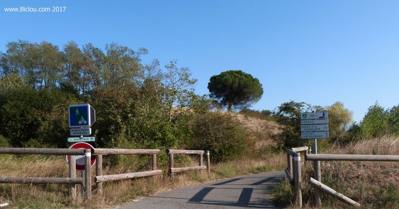 ViaRhôna, derniere sortie vers Montélimar sud