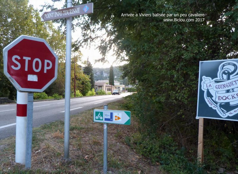 ViaRhôna arrive à Viviers en Ardèche, d'une façon un peu cavalière ..