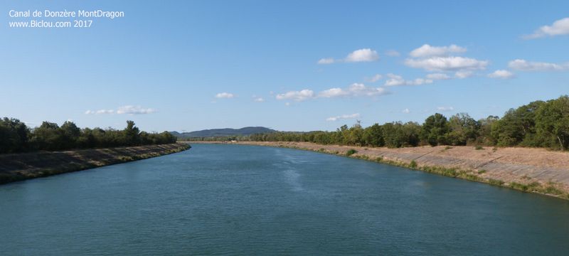 ViaRhôna : Canal de Donzère Mondragon