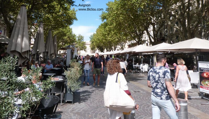 La foule sentimentale en Avignon