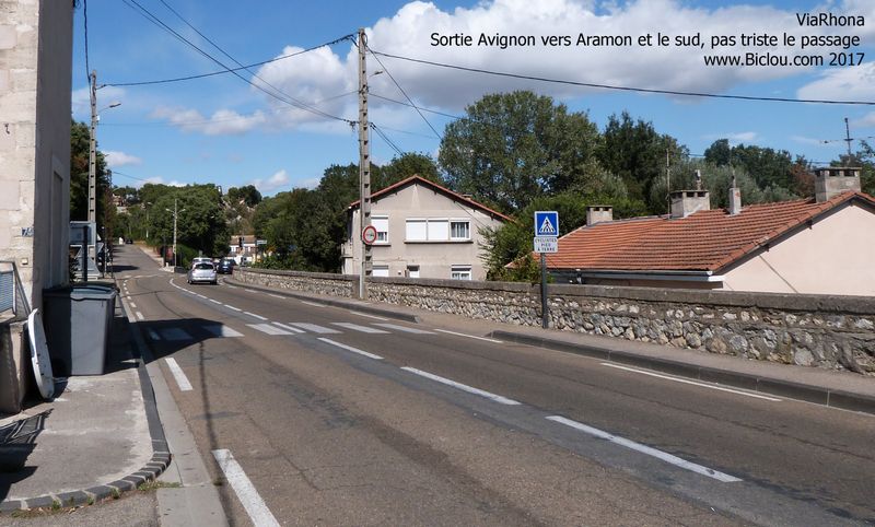 ViaRhôna, vers les Angles, par ce tour de passe passe ..