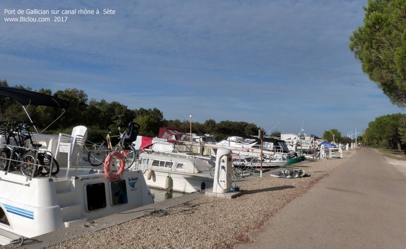 ViaRhôna :Port Gallician, Vauvert en petite camargue