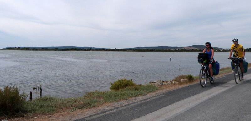 Cyclistes sacochards, sur ViaRhôna 2017