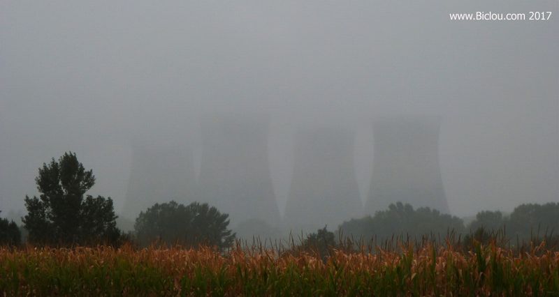 Sur ViaRhôna : vue Fantasmagorique