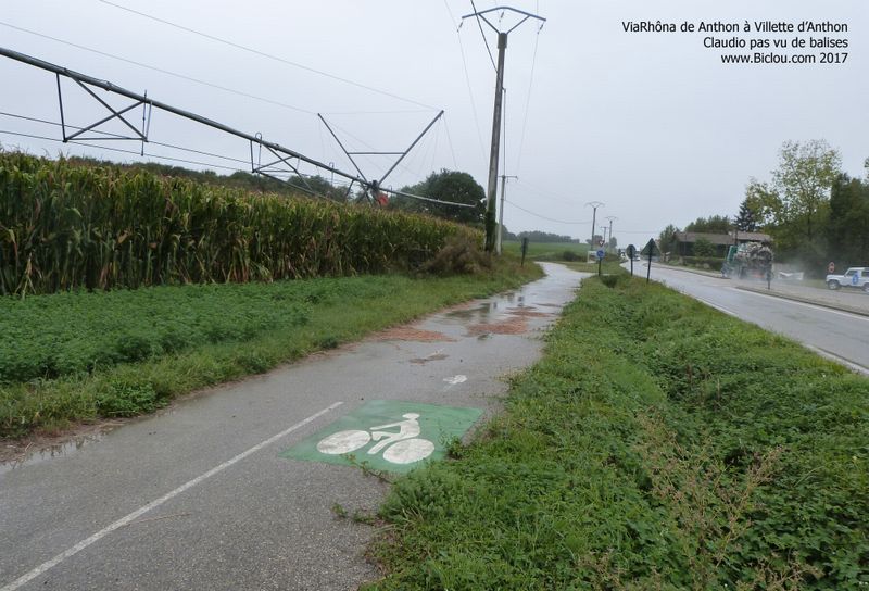 ViaRhôna de Anthon à Villette