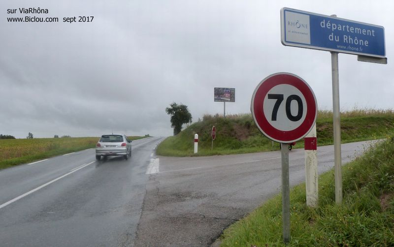ViaRhôna rentre dans le département du Rhône