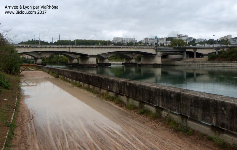 Arrivée à Lyon par ViaRhôna
