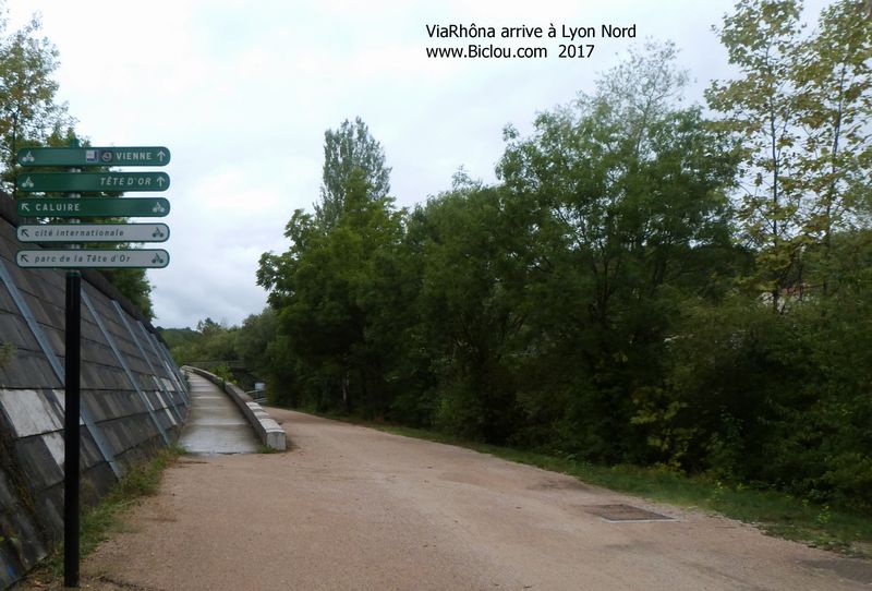 ViaRhôna arrive à Lyon Nord