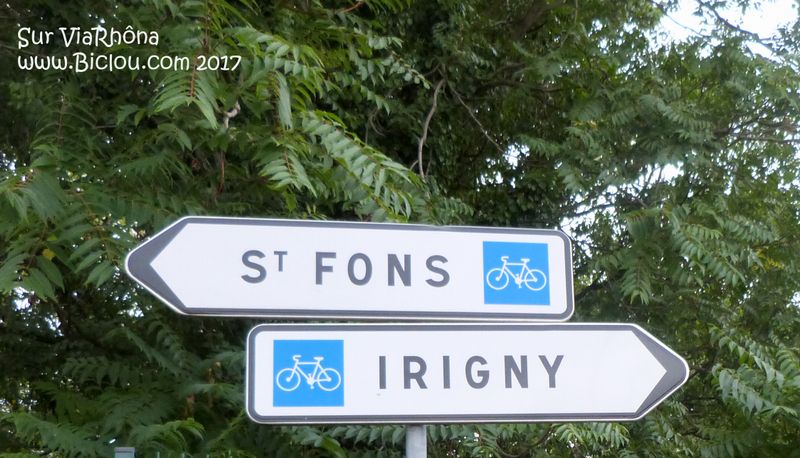 Balisage Vélo saint FONS - Irigny- VERNAISON
