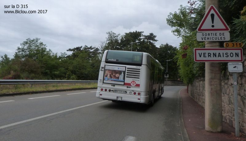 ViaRhôna : D315 à Vernaison
