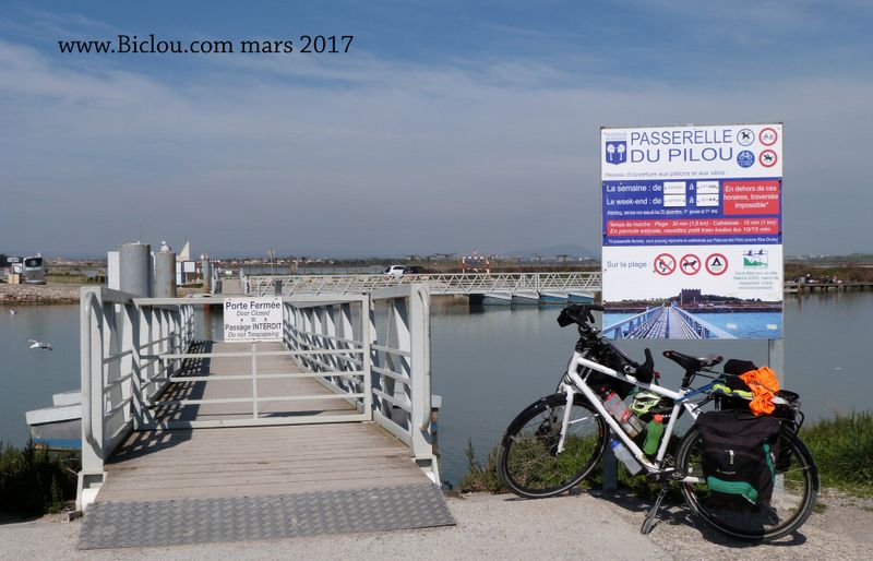 Passerelle du Pilou mars 2017
