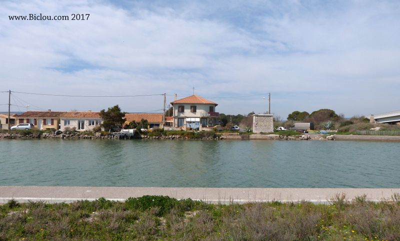 Canal du Rhône à Sète en mars 2017 