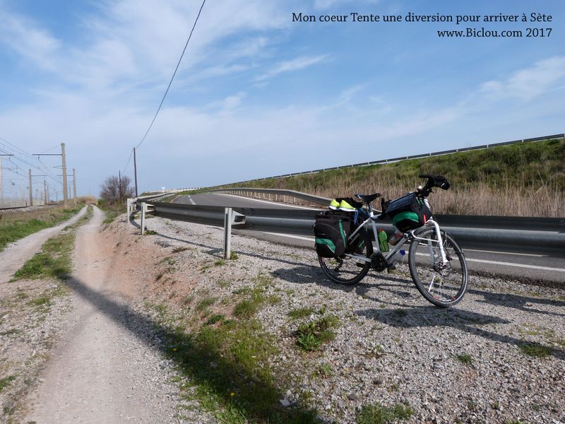 Mon-Coeur tente une diversion, afin de rallier Sète, entre voie férée et grand' route
