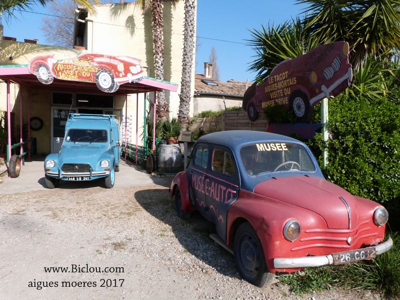 Musée des voitures anciennes à Aigues mortes en 2017