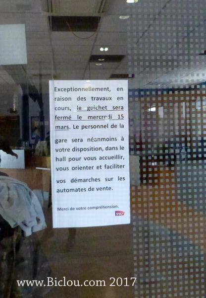 Gare SNCF de Arles mars 2017