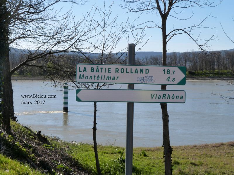 ViaRhôna relie - Voie verte de la vallée du Jabron .. par Montélimar et La Bâtie Rolland en 2017