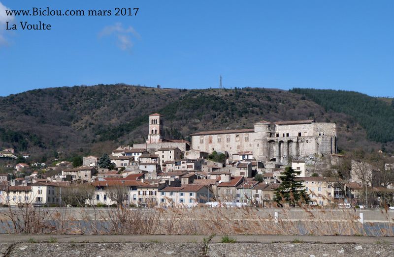 La Voulte en mars 2017, sur ViaRhôna