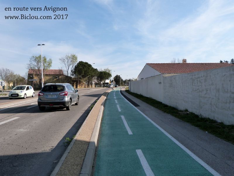 Sorgues : En route vers Avignon by bike en 2017