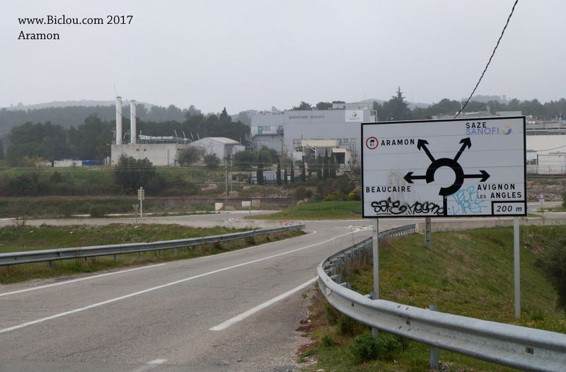 ViaRhôna à Aramon en mars 2017