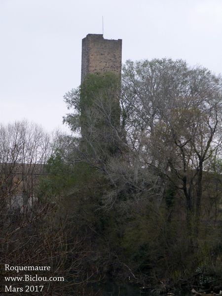 Tour carrée de Roquemaure (Gard) en 2017