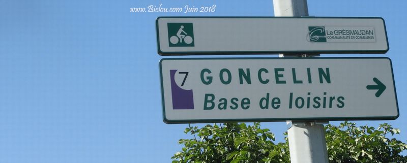 Tiens ! zont balisé Grésivaudan vélo ? à Goncelin en 2018