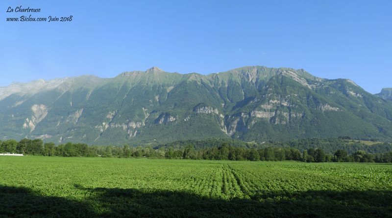 Les Bauges, vues de la Combe de Savoie