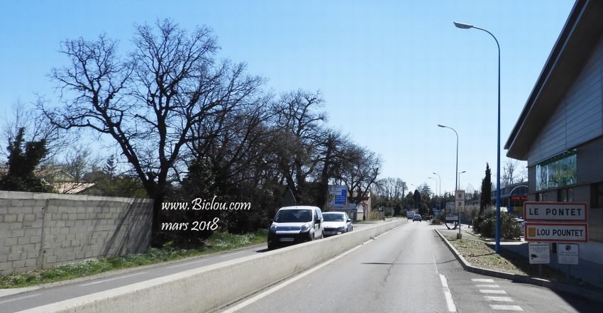 ViaRhôna en route vers Avignon, Le Pontet