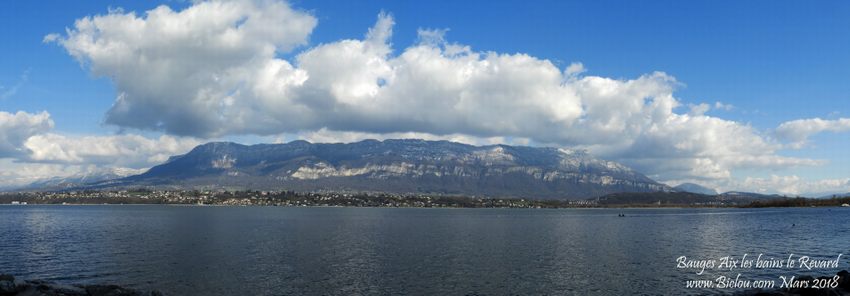 Le lac du Bourget, les Bauges le Revard et Aix les bains