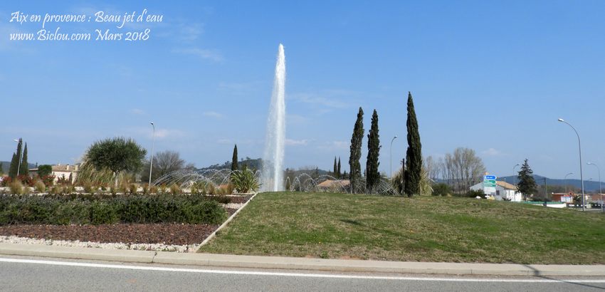 Le jet d'eau d'Aix en provence