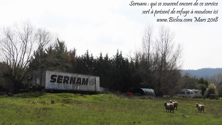 Sernam et les moutons, bergerie Sernam