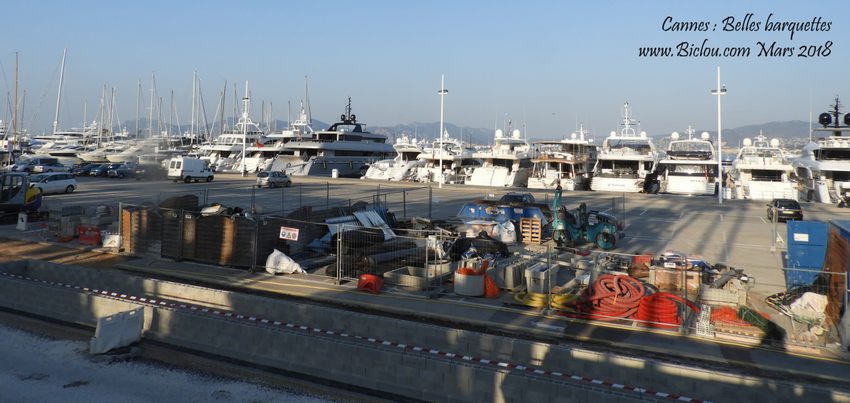 Cannes et ses canots